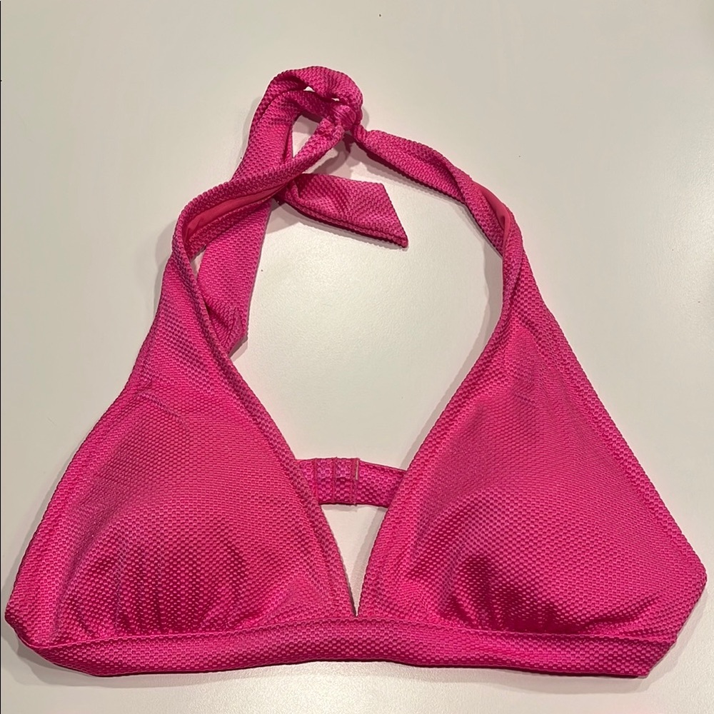 Aerie hot pink bikini set